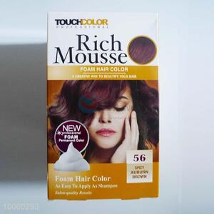 Professional Hair Color Cream/Permanent Hair Dye Spicy Auburn Brown
