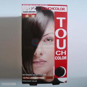 Permanent Hair Color Cream/ Hair Dye Dark Brown
