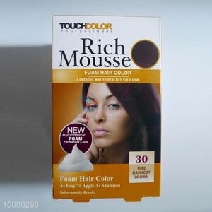 Wholesale Hair Dye Pure Dark Brown Color/Hair Color Cream