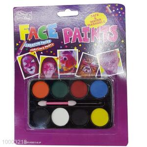 8-Color Round Face Paint