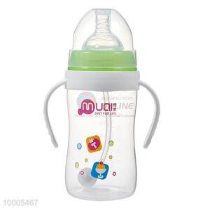 PP Automatic Wide-mouth Small Baby Bottle With Handles