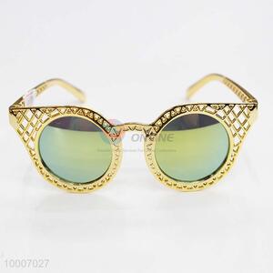 Special good quality sunglasses with golden frame