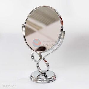 Ellipse Shaped Double-sided Standing Mirror