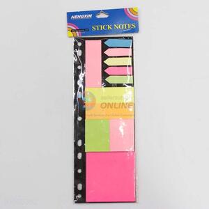 Colorful Offset Paper Sticky Note Set/Memo Pad