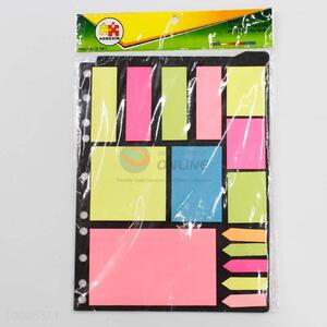 Different Colors Shaped Offset Paper Sticky Note Set/Memo Pad