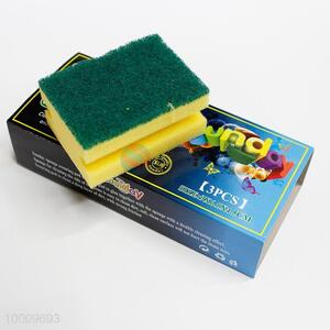 Chinese Character Sponge Scouring Pads of 3 Pieces