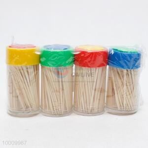 Eco-friendly Bamboo Toothpicks 200 Sticks With 4 Bottles