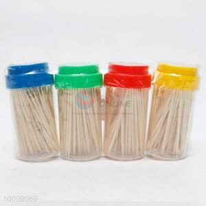 200pcs Bamboo Toothpicks Packed By 4 Bottles
