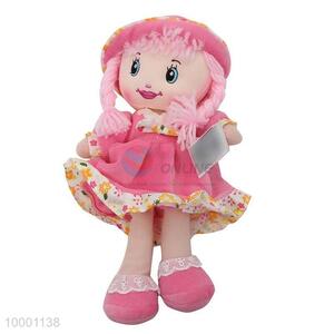 60cm Pink Cloth Doll With Hat