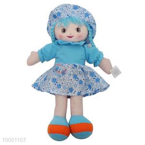 60cm Cloth Doll With Colorful Hat And Floral Skirt