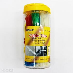 300pcs Cable Ties With Plastic Canister