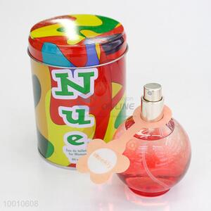 Portable perfume with colorful iron box