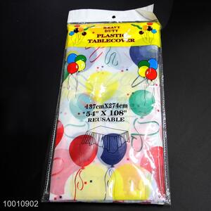 Wholesale High Quality Colorful Balloon PE Table Cover/Table Cloth For Decoration