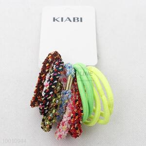High Quality Colorful Hair Rope Elastic Hair Band