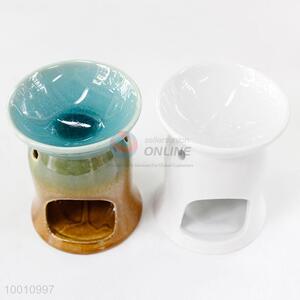 1pc Top Quality Stylish Elegant Chic Ceramic Aromatic Incense Burner 2 Colors