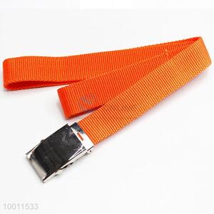 Wholesale Solid Orange Webbing Belt Wait Strap for Women