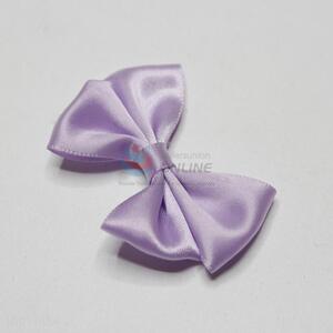 Purple decorative satin bowknot
