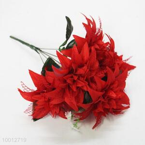 Wholesale African Chrysanthemum Artificial Flower With Lace
