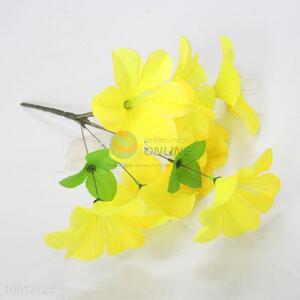 Wholesale Yellow Artificial Flower For Decoration