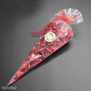 Cone shaped dry flower sachet