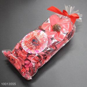 Red scented dry flower sachets
