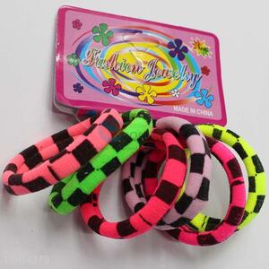Chessboard Style Multi-color Elastic Hair Band Ponytail Holder