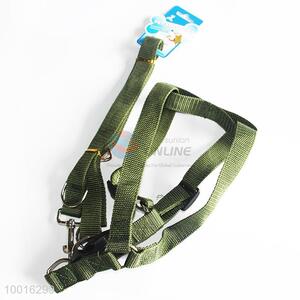 Wholesale High Quality Army Green Harness Dog Leashes