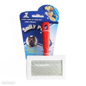 Wholesale Dog Comb/Pet Grooming Tool with Red Handle