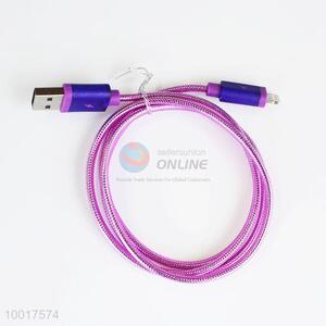 New Arrivals Purple USB Data Cable For 5G/5S/6G