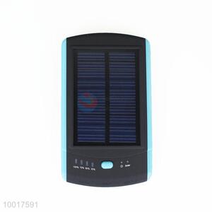 Portable Blue 6000mAh Solar <em>Power</em> <em>Bank</em>