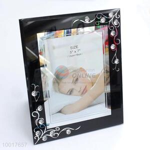 Good quality black diamond glass photo frame