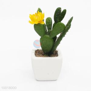 Yellow Flower Artificial/Simulation Potted For Decoration