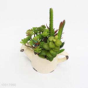 Artificial/Simulation Potted Plant with Ceramics Teapot Shaped Pot For Decoration