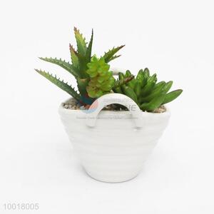 Hot Product Artificial/Simulation Potted with Handle For Decoration