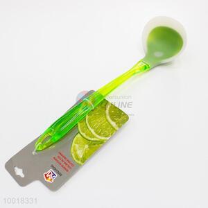 Kitchen use soup ladle with plastic handle