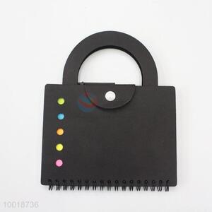 Hot Sale High Quality New Fashion Black Easy To Carry Notebook With the Handle