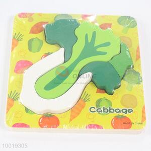 Wood Chinese Cabbage Vegetable Model Building Block Puzzle