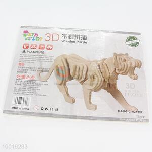 New Arrivals 3D Tiger Model Wooden Puzzle