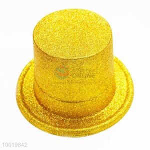 Fashion Yellow Sequin Magic Top Hat/Party Hat Glitter