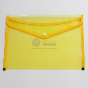 FC Grids Pattern Yellow File Bag