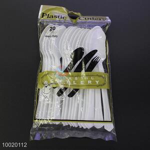 Plastic Cutlery Set of 20pcs White Forks