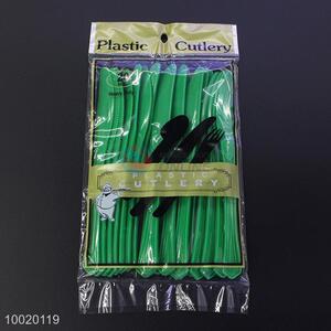 Green Plastic Knives Set of 20pcs