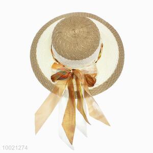 Wholesale Summer Beach Sun Hat with Bowknot