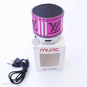 Aluminium Alloy Pink Mini Bluetooth Speaker Music Player