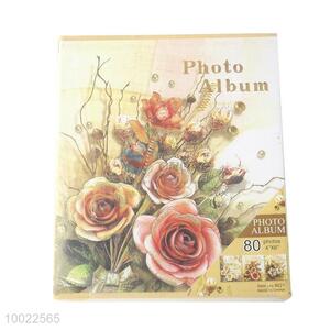 Romantic Pink Flower Cover Family/Wedding Photo Album