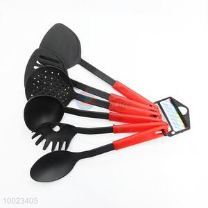 Wholesale Kitchenware 6 Pieces PP Red Handle Kitchen Cook Tools