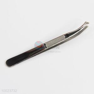 Cheap Crooked Make Up Tool Stainless Steel Eyebrow Tweezers