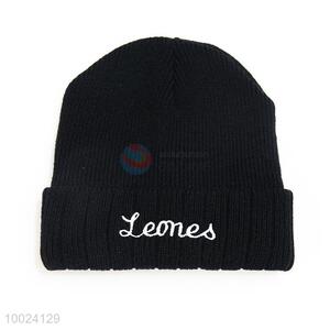 Beanie Cap/Knitted Hat for Winter with Words Pattern
