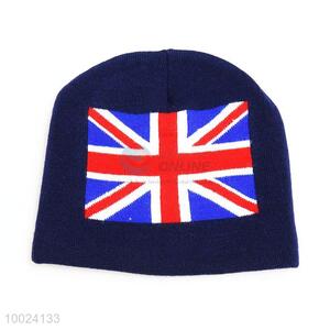 Union Jack Pattern Beanie Cap/Knitted Hat for Winter