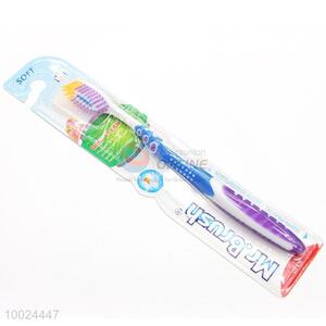 Colorful Plastic Handle Audlt Toothbrush